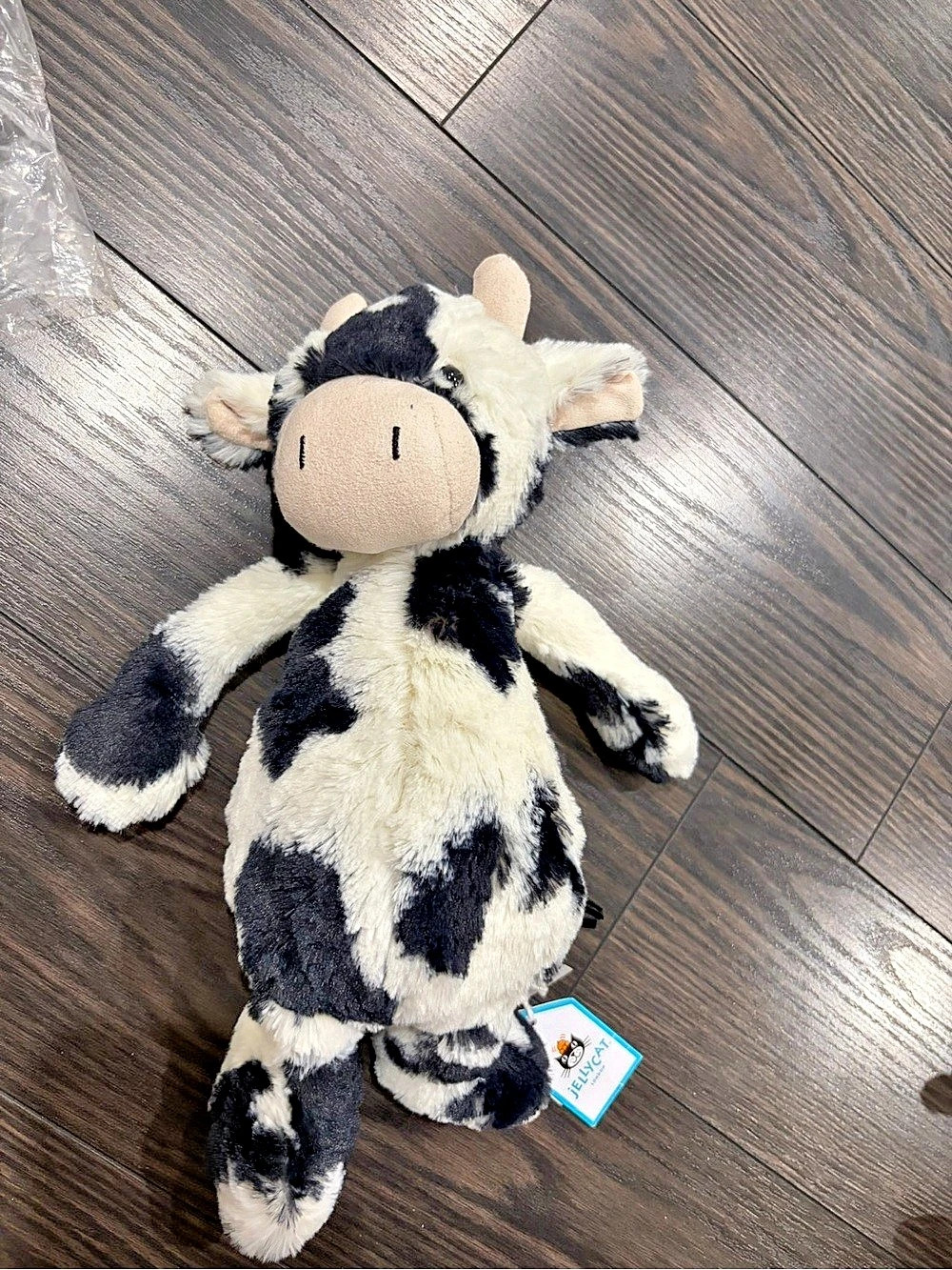 Jellycat Amuseable Fergus Frog Cow Plush Stuffed Animal NWT